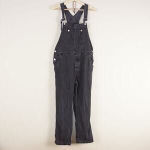 We The Free Black Denim Overalls